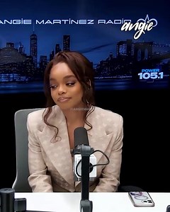 Marsai Martin's favorite karaoke song: "I like Silk Sonic...I'm an actress that sing" 👀🗣️ | Angie Martinez
