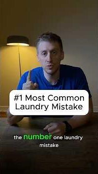 The Biggest Laundry Mistake Everyone Makes!