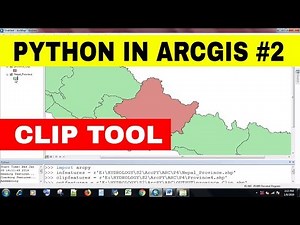 [PYTHON IN ARC GIS #2]ARCPY | CLIP IN ARC GIS USING PYTHON | GETTING STARTED WITH PYTHON IN ARC GIS