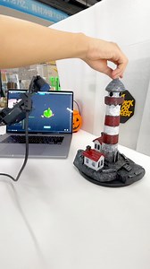 The quickest, most easy way to build a lighthouse model CR-Scan Ferret Pro makes it happen! ⚡ Link to efficiency: https://to.store.creality.com/cr-scan-ferret #Creality #3Dscanner #3DModeling #CRScanFerretPro #3Dartist | Creality