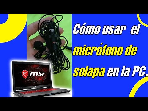 TUTORIAL: Conectar un MICRÓFONO DE SOLAPA a la PC / SOLUCIONADO