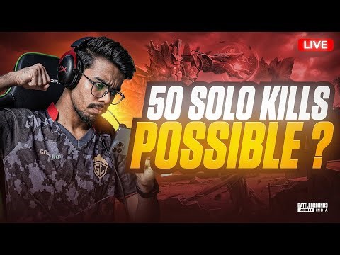 😤 KOI NAHI BACHA | 20 KILL SOLO RANKED | BGMI LIVE GAMEPLAY 2025 🏆