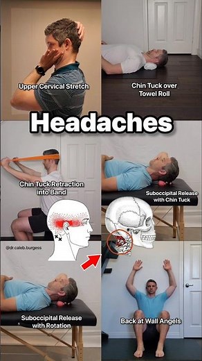 Headache Relief Exercises - Cervicogenic Headaches