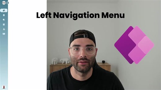 Create a modern and collapsible left navigation component. #powerapps #powerplatform #microsoft #powerapp