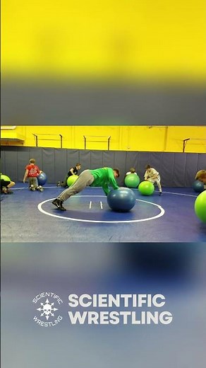 Grappler Push-Up Drill with Sprawl Ball | Control, Core & Pressure