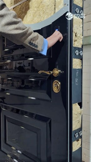 Steel Security Door with Multipoint Locking & Fingerprint Access | Fast Unlock