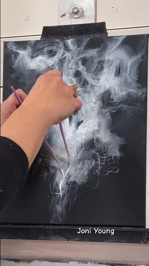 Using BOTH HANDS to Paint “CUP OF MAGIC” Painting SHORTS