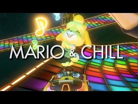 Mario Kart ▸ Rainbow Road (Synthwave Remix) ~ Mario & Chill