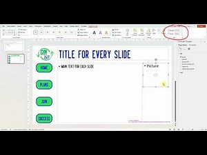 Consistency in Microsoft PowerPoint - 3 - Adding Placeholders