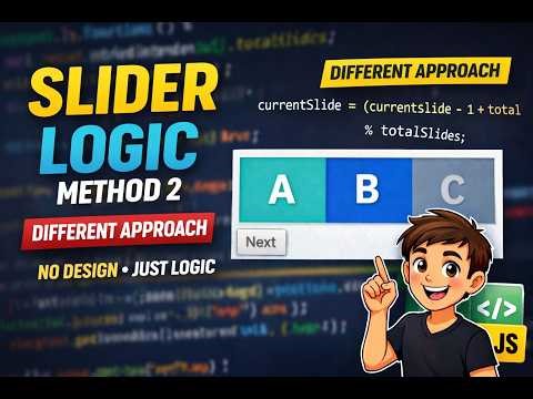 Second Way to Create a Slider | JavaScript Logic Explained for Beginners
