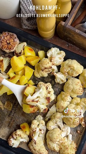 Leckere GERÖSTETE BLUMENKOHLSUPPE einfach zubereiten