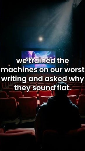 We trained the machines on our worst writing and asked why t