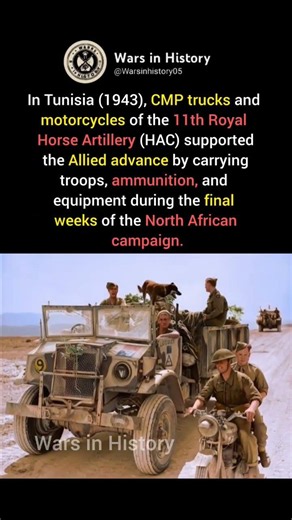 Inside the Allied Advance: CMP Truck in Tunisia (1943) #ww2