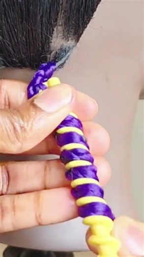 coil braid hair tutorial #hair #coilyhair #youtubers #subscribe