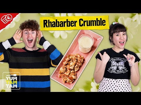 Rhabarber Crumble | Leckeres Dessert mit Rhabarber