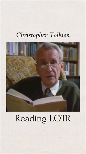 Christopher Tolkien Reading LOTR #reading #lotr #tolkien