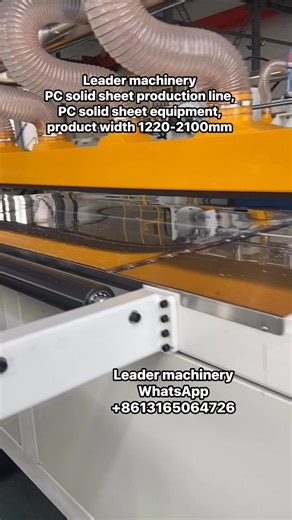 5.3K views · 37 reactions | PC solid sheet production line, PC solid sheet equipment, product width 1220-2100mm #pcsheet #pcsheetequiment #PlasticsMachinery #pmmasheet | Kaixin Liy | Facebook