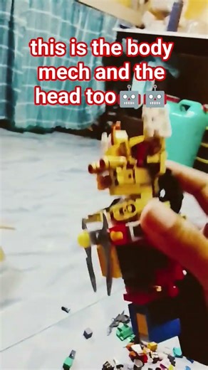 a tutorial mech in lego 👍