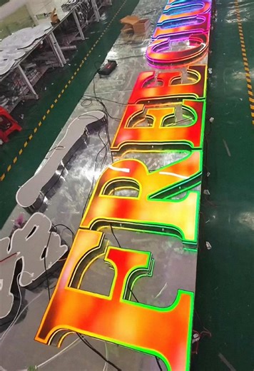 RGB programming with signage