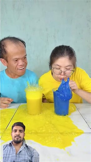Yellow 🟡 and blue 🔵 game #kindnessiscool #games #family #comedy #kindness #youtubeshorts #challenge