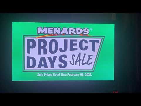 Menards Project Days Sale (2026)