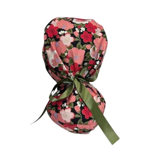 Ponytail Surgical Scrub Cap Nurse Uniform Hat for Operating Room - Summer Floral Print - Etsy