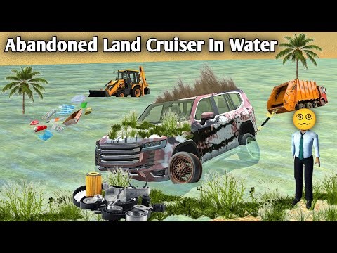 I Found This Abandoned Toyota Land Cruiser From This River - Car Simulator 2 Car Renovation Gameplay
