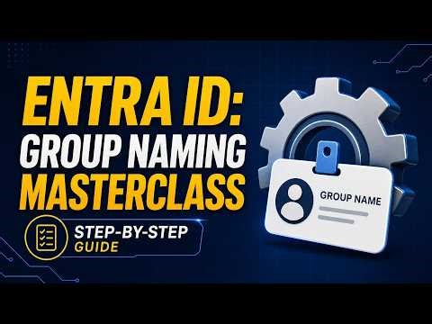 Microsoft Entra ID: Dynamic Group Naming with Attributes (How-To Guide)