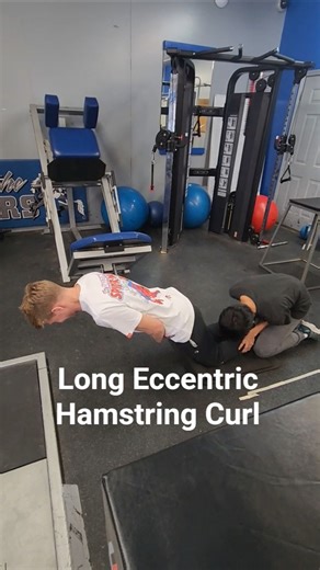 Eccentric Nordic hamstring curl performed as slow as possible