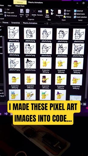 I Made A Pikachu Fashion Show Animation!! #pokemon #shorts