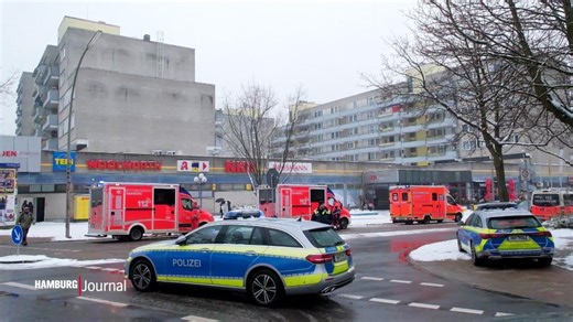 Hamburg Journal: Einkaufszentrum in Jenfeld geräumt