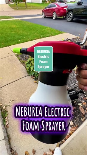 NEBURIA Electric Foam Sprayer #tool #tools #spray #wash #fyp