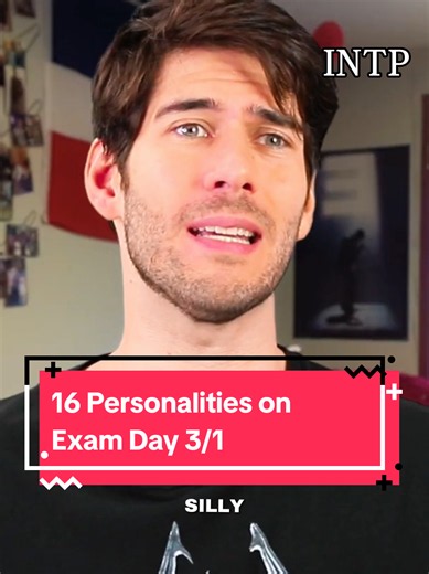 16 Personalities on Exam Day 3/1 16 Myers Briggs Personalities on Exam Day. #16Personalities​ #ExamWeek​ #MBTI​ #16Types​ #INFJ​ ​​