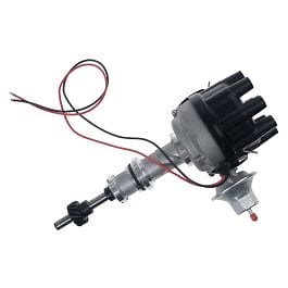 PerTronix Distributor Flame-Thrower Black Cast Ignitor Ford 260/289/302 w/ Female Cap