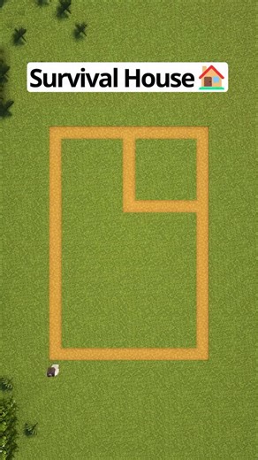 Blockical on Instagram: "Minecraft Easy Survival House🏠 #minecraft #minecraftbuilds #minecrafttutorial"