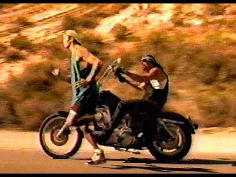 1995 Sportmart biker VS runner Gear Up Days TV commercial