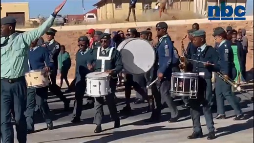 Residents of Karasburg in the ||Kharas Region gathered for the official inauguration of the sub-regional civic office at the town. The event commenced with a procession by the Namibian Correctional Service through the streets of Karasburg. The Minister of Home Affairs, Immigration, Safety and Security, Lucia Iipumbu, will deliver the keynote address. Luqman Cloete #NBCNews #nbcdigitalnews #nbcDSTV282 #nbcGOtv20 #nbcPlusApp | NBC Digital News