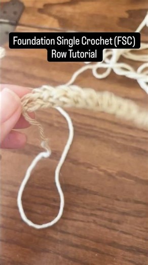 How to Crochet a Foundation Single Crochet (FSC) | Easy Crochet Tutorial #crochet #learncrochet