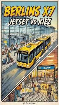 Vom BER Flughafen direkt in den Kiez: Expressbus X7 ✈️🚇 #shorts #berlin #öpnv #verkehrswende