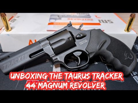 Unboxing the Taurus Tracker 44 magnum compact frame revolver