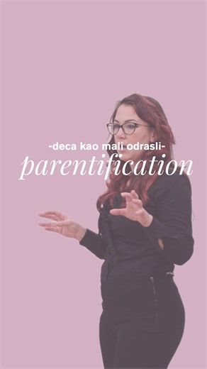 master psiholog Edit Vereš on Instagram: "Parentifikacija je kada je dete (ne)svesno uzima roditeljsku ulogu, preuzimajući odgovornosti koje prevazilaze dečije razvojne kapacitete. 1. „Volim te takvu kakva si. Ništa ne moraš da uradiš da bi zaslužila moju ljubav.” 2.„Ti si moje dete, i ti si odvojena od mene. Moja osećanja ne moraju da budu tvoja osećanja.” 3.„Bio sam previše blizu tebe i vidim koliku ti je štetu to nanelo.” 4.„Mora da ti je bilo teško sa svim mojim potrebama i emocijama.” 5.„Z