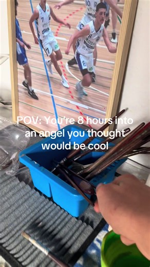 Creating an Angel Painting: A Four-Step Guide