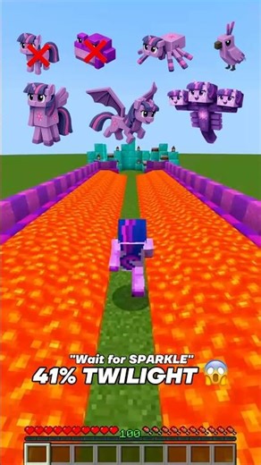 Twilight SPARKLE in Minecraft map (part1) 😍😭 #minecraft #mylitlepony