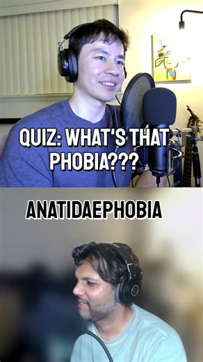 Phobias quiz: anatidaephobia #fear #recscipod #recreationalscience #phobia #podcast