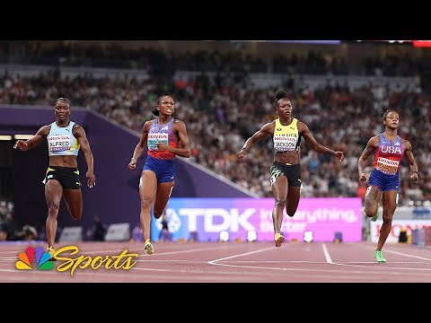 Melissa Jefferson-Wooden WINS 100m with championship record at track and field worlds | NBC Sports