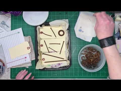 Another Take on Rust Dye for Fabric AND Paper