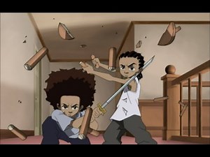 Crazy Fight Scenes | The Boondocks | The GreatLeopard