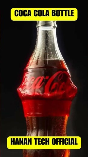 Coca-Cola Logo Turns Into Real Bottle 🥤 | Refreshing 8K Animation | Logo Transformation