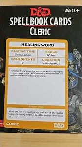 🐉 Healing word Cleric Dungeons & Dragons 5th edition #cleric #dnd #dnd5e #dndshorts #dndaily #ttrpg