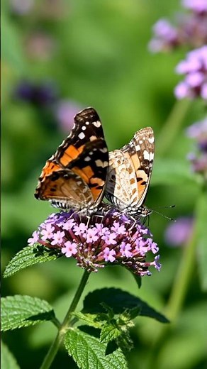 Romantic Butterfly Love Scene | Beautiful Butterflies Mating in Nature 🦋💖